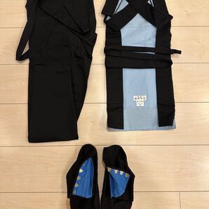 祭 神輿 あだちや 腹掛 股引き 足袋 黒 小細 24センチ レディース 女性