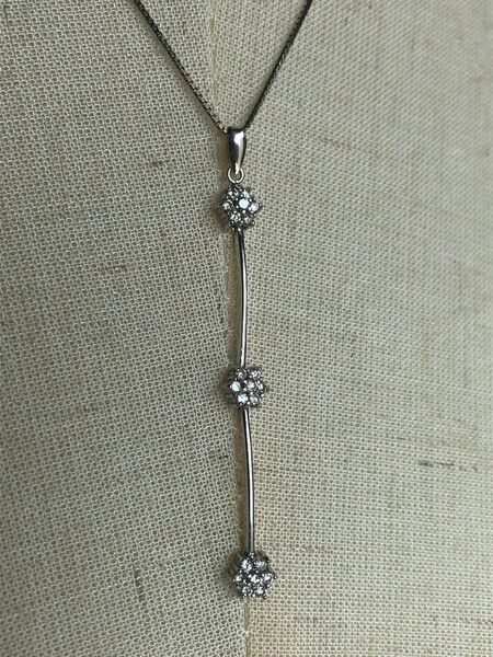 【豪華】★18金ホワイトゴールド★0.5ct ダイヤモンドペンダントトップ★