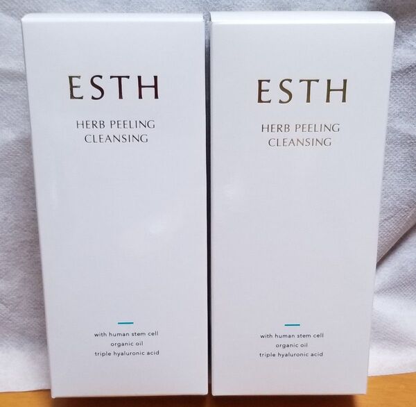 ESTH ハーブピーリングクレンジング 120g クレンジング 洗顔 美容液 新品2箱