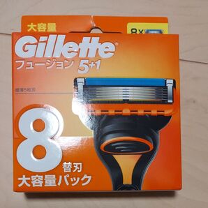 店頭価格5300円ジレット フュージョン 5枚刃 替刃 8個入 × 1セット ジレット フュージョン Gillette FUSIO