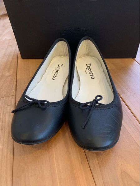 レペット repetto CENDRILLON レザー フラット バレエシューズ 23.5cm