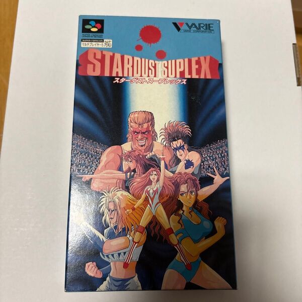 ニンテンドー スターダストスープレックス スーパーファミコン ソフト 箱 説明書 SFC