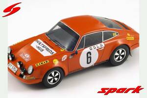 ■スパークモデル 1/18 1970 ポルシェ911S #6 B.ワルデガルド ラリーモンテカルロ