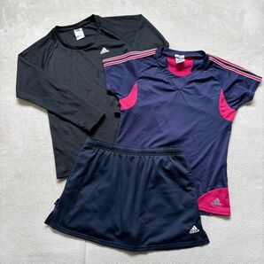 【状態S】 まとめ売り 3点セット adidas アディダス スポーツウエア レディースLサイズ