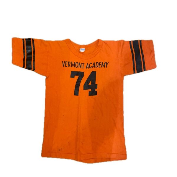 USA製 70s〜 champion vintage Tee Vermont academy100%コットン バータグ