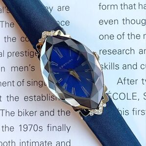 出品価格440000円 センチュリー 腕時計 プリマドンナ 18K YG ダイヤ サファイヤ Qz 未使用品 超美品