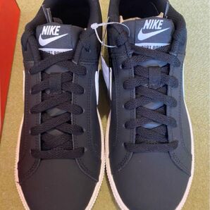 新品込 NIKE COURT ROYALE ブラック ナイキ スニーカー 黒 ロゴ
