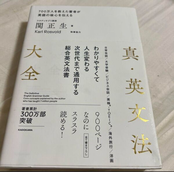 「真・英文法大全」関 正生