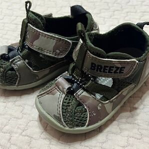 BREEZE ベビーサンダル 迷彩柄 13㎝
