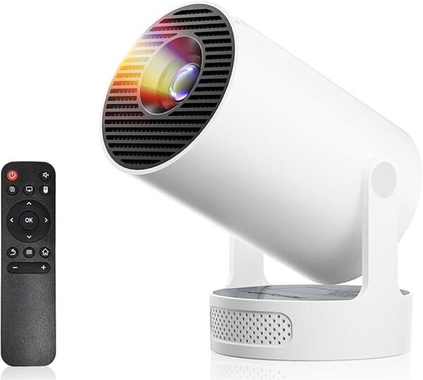 プロジェクター Android TV搭載 HiFi外部スピーカー 短距離投影 27000LM 高輝度 天井投影 1080P 4K