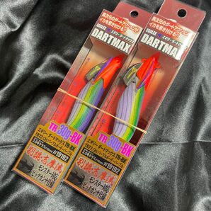 エギリー・ダートマックス TR 30g-BK TR22 オレンジヘッド/パープルボーダーパープル 2本