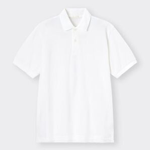 【新品未使用】GU ドライポロシャツ 半袖 SW Sサイズ 00ホワイト ユニセックス メンズ ジーユー