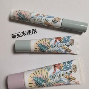FASIO ファシオ 化粧下地 リップ まつ毛フィクサー 3点セット 新品 ROXY ロキシー