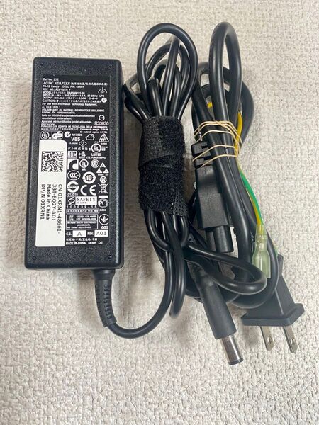 送料込み☆中古純正DELLデルACアダプター19.5V3.34A