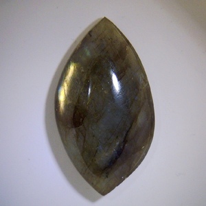 【ラブラドライト 38.5ct:1012】36x20mm 裸石 標本 鉱物 宝石 コランダム石 jewelry Labradorite