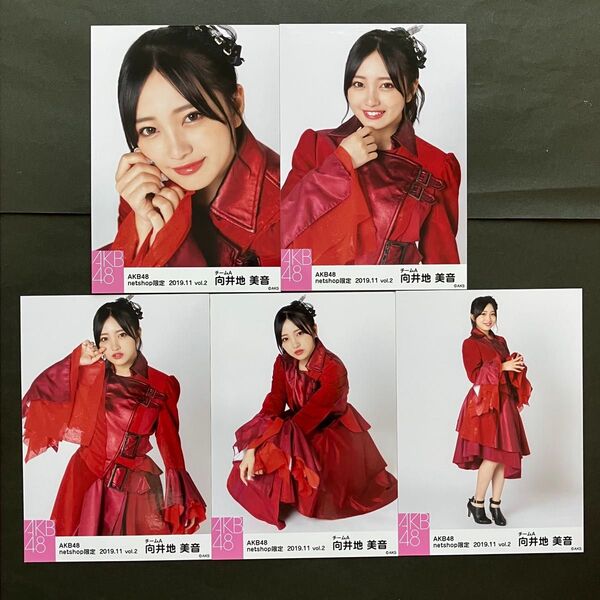 向井地美音 AKB48 生写真 5枚コンプ 21