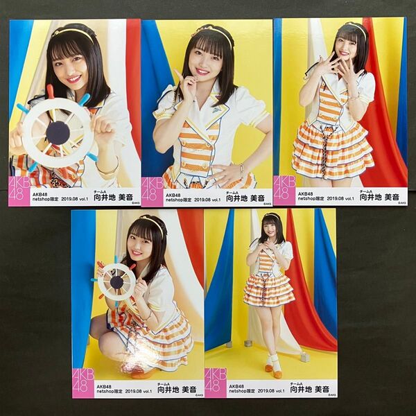 向井地美音 AKB48 生写真 5枚コンプ 24