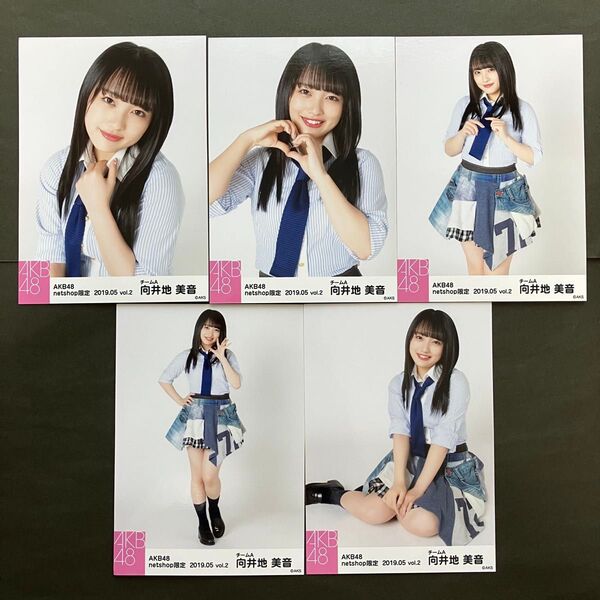 向井地美音 AKB48 生写真 5枚コンプ 28