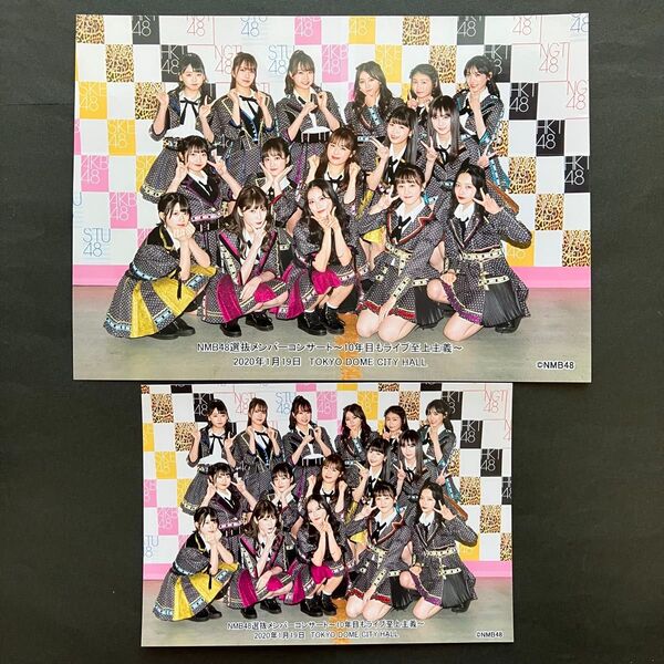 NMB48 生写真 2L+L 選抜コンサート 渋谷凪咲 白間美瑠 吉田朱里 小嶋花梨 加藤夕夏 上西 怜 など AKB48