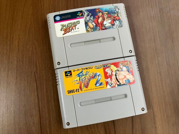 ラッシングビート ファイナルファイト2 スーパーファミコン メンテナンス済み