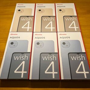 SHARP AQUOS wish4 SH-52E ドコモ ブルー3台 ホワイト3台 6台セット