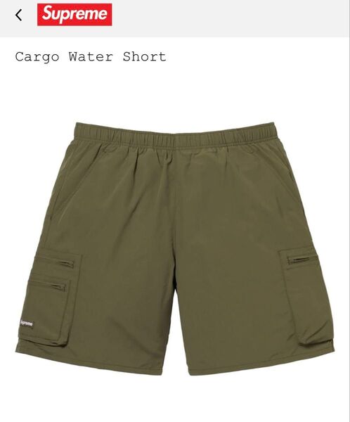 【新品】★即完売★タグ付★Supreme Cargo Water Short