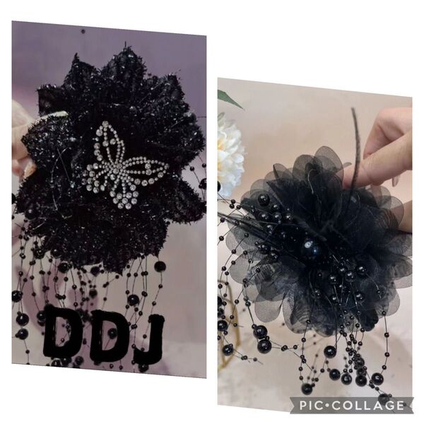 2個 まとめ売り ヘアクリップ バレッタ ヘアアクセサリー 羽 蝶 エレガント 髪飾り 髪留め