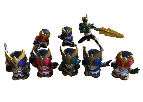 仮面ライダークウガ ソフビ 指人形7体セット おまけ付