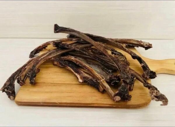 国産無添加犬のおやつ 鹿のスペアリブあばら骨ジャーキー400g!送料込み!