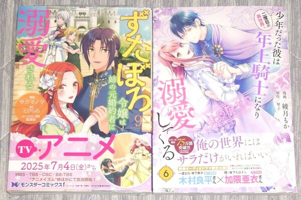 ずたぼろ令嬢は姉の元婚約者に溺愛される9 二度目の異世界、少年だった彼は年上騎士になり溺愛してくる 6 コミックス 新刊 漫画