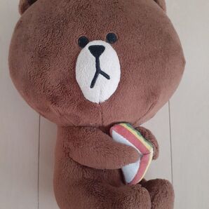 LINE FRIENDS ブラウン ぬいぐるみ