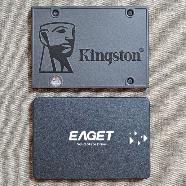 Kingston A400 480GB EAGET S205 120GB SSDセット