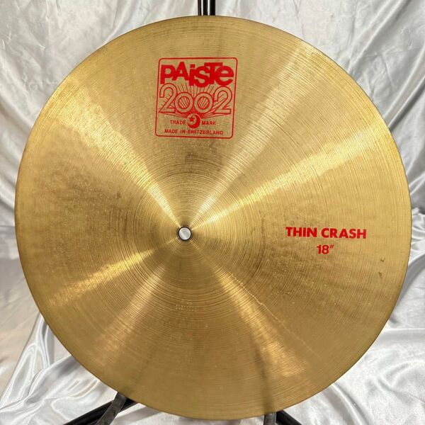 良好 PAiSTE 2002 thin crash 18” 1359g パイステ 割れなし