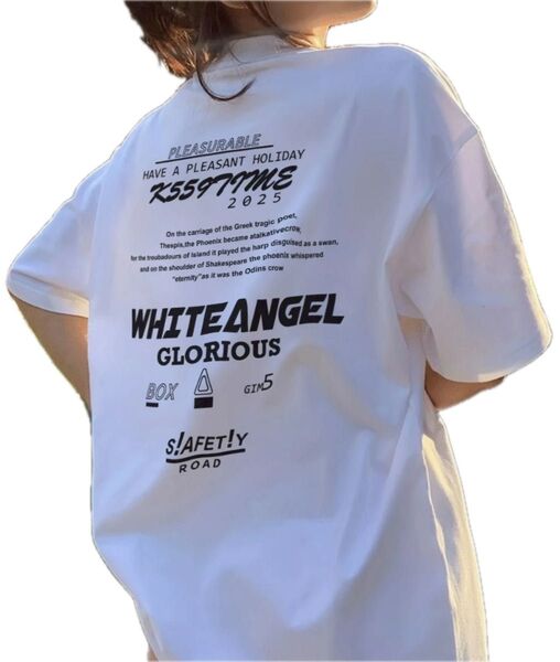 Tシャツ 半袖Tシャツ クルーネック トップス プリントTシャツ