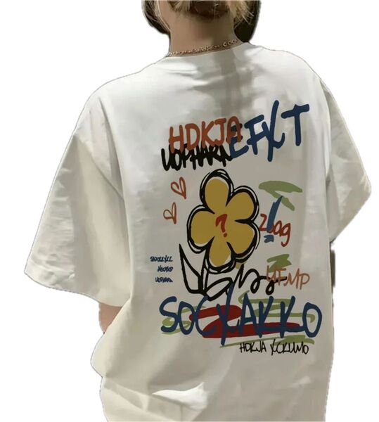 Tシャツ 半袖Tシャツ クルーネック トップス プリントTシャツ