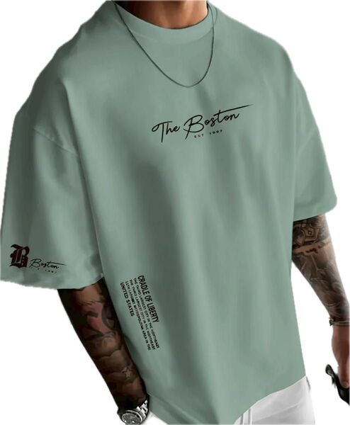 Tシャツ 半袖Tシャツ クルーネック トップス プリントTシャツ