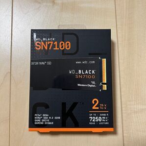 WD Black SN7100 NVMe 2TB M.2 SSD WDS200T4X0E