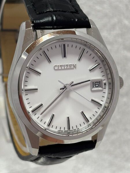 【美品】CITIZEN シチズン ザ・シチズン クォーツ【A660-H25161】デイト 文字盤:ホワイト【稼働品】メンズモデル