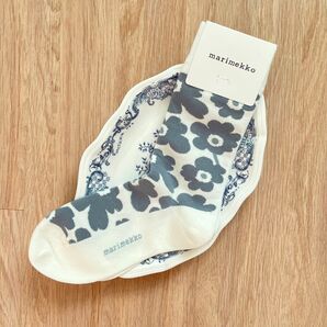 【新品未使用!24h以内匿名発送】marimekkoマリメッコ レディース ソックス 靴下