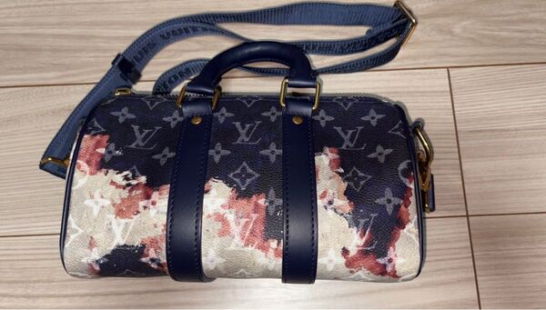 ルイヴィトンM46804 キーポル バンドリエール25 モノグラムインクブルー louis vuitton
