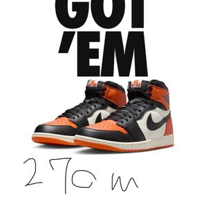27cm Nike Air Jordan 1 エアジョーダン1 シャッタードバックボード シャタバ Shattered