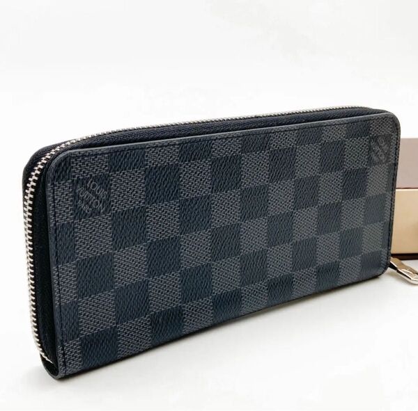 【ほぼ未使用】ルイヴィトン ジッピー ウォレット ヴェルティカル グラフィット 長財布 LOUIS VUITTON