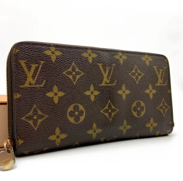 美品! ルイヴィトン LOUIS VUITTON モノグラム ジッピーウォレット M60017 長財布