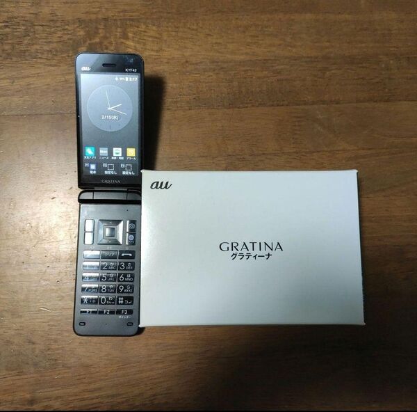 GRATINA KYF42 ケータイ GRATINA 箱あり 初期化済 京セラ