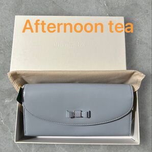 リボン 本革 長財布 Afternoon Tea PREMIUM