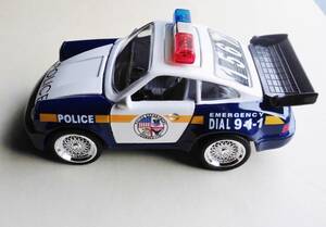 ミニカー.ＵＳＡ.POLICE.CAR /ダイキャスト.プルバック走行　未使用