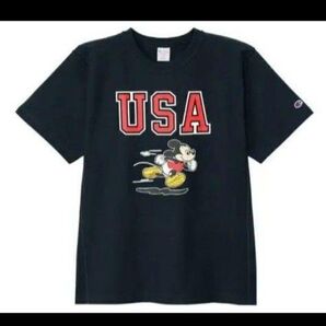 チャンピオン ミッキーマウス ランニング リバースウィーブ Tシャツ 半袖