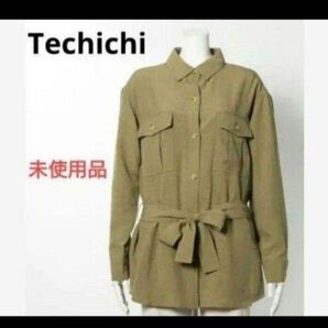 NEW・未使用品★テチチ・Techichi★レディースシャツ・ジャケット★サファリ★羽織・アウター・長袖・トップス・フリー