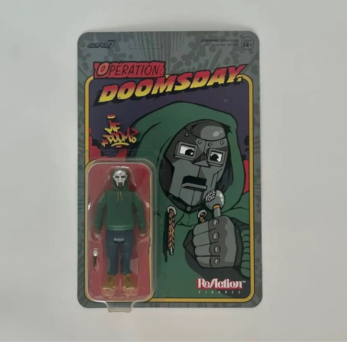 【新品未開封セットで】 MF DOOM J DILLA SUPER7 フィギュア MF DOOM SUPER7 reaction figure フィギュア OPERATION DOOMSDAY