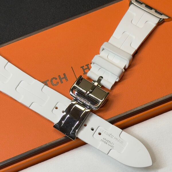 ☆希少 レア キリム 白 Apple Watch Hermes 42mm 41mm ホワイト アップルウォッチ エルメス 169